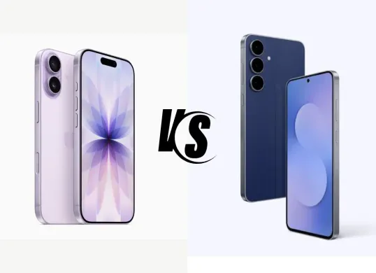 Perbandingan iPhone 17 vs Galaxy S25 FE.