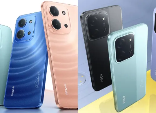 Ilustrasi perbandingan ponsel Redmi 15 C dan Poco C85. (Sumber: Xiaomi)