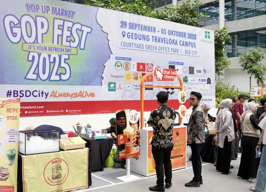 Sinar Mas Land menggelar GOP Fest 2025 di Green Office Park BSD City. (Sumber: Dok Sinar Mas Land)