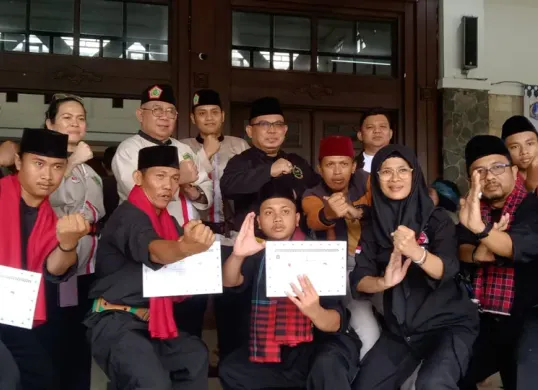Festival Pencak Silat Betawi di Padepokan Pencak Silat, Taman Mini Indonesia Indah (TMII), Jakarta Timur, Minggu, 27 September 2025 siang. (Sumber: Istimewa)