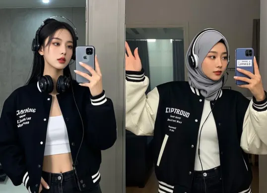 Mirror selfie estetik dengan nuansa street wear menggunakan Gemini AI (Sumber: Dok/Gemini AI)