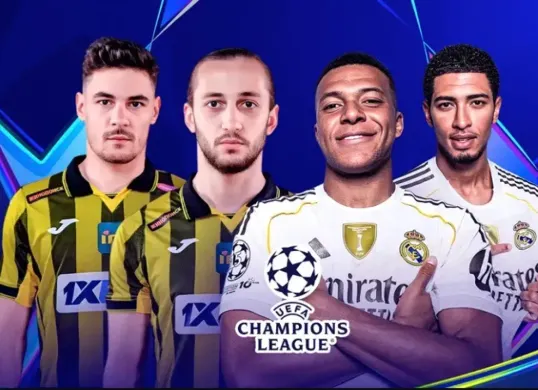Tonton live streaming Kairat vs Real Madrid di Liga Champions 2025/2026 (Sumber: Vidio.com)