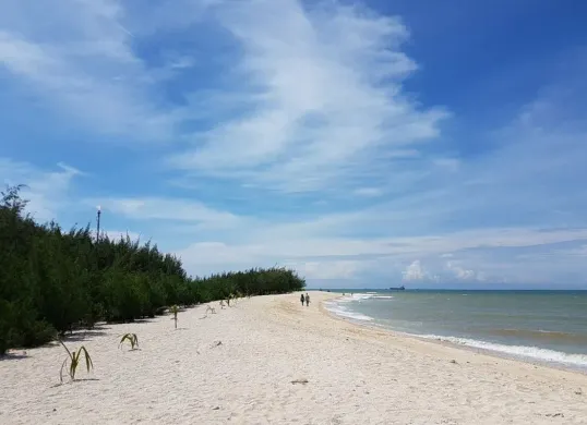 Pantai pasir putih remen (Sumber: Yulianto K)