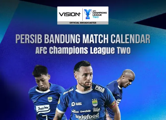 Cara berlangganan Vision Plus, Persib Bandung ACL 2. (Sumber: Facebook)