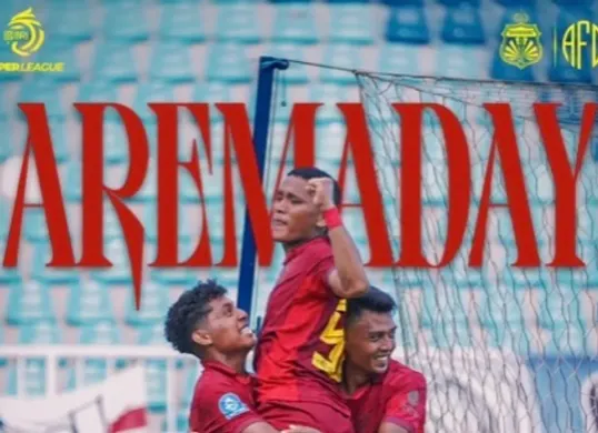 Prediksi Arema FC vs Malut United di BRI Super League pekan ke-26. (Sumber: Instagram/@aremafc)