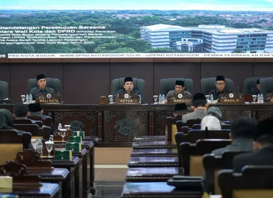 Rapat Paripurna di Gedung DPRD Kota Bogor lantai 4, Tanah Sareal, Selasa, 31 Maret 2026. (Sumber: Dok. Istimewa)