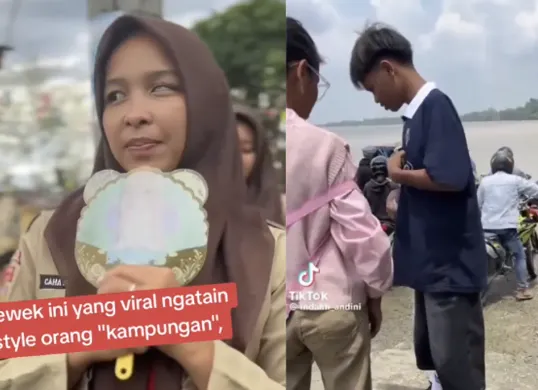 Video viral yang mengejek Fauzan 'outfit kampungan' memicu kecaman warganet. Pelaku akhirnya mengakui kesalahan, meminta maaf. (Sumber: TikTok/@devils.adv)