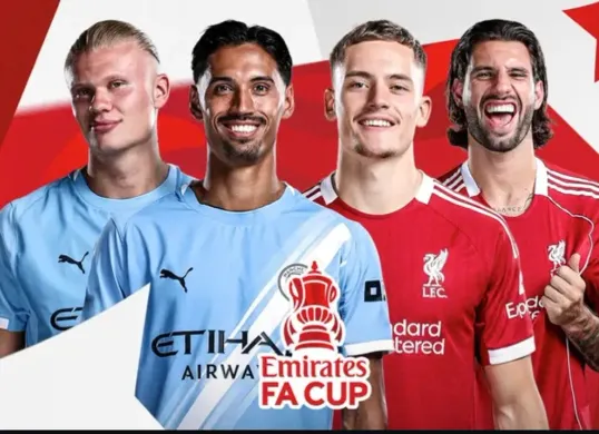 Live streaming Man City vs Liverpool di Piala FA 2025/2026. (Sumber: Vidio.com)