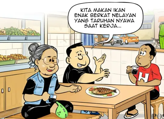 Obrolan Warteg: Mengarungi Derasnya Ombak Kehidupan, edisi Senin, 6 April 2026. (Sumber: Poskota/Arif Setiadi)