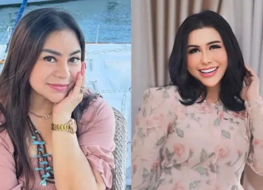 Kolase penyanyi dangdut Anisa Bahar (kiri) dan Ratu Meta (kanan) diduga menjadi korban dugaan penipuan yang dilakukan oleh travel umroh Cahaya Berkah Bersama. (Sumber: Instagram/@anisa_bahar_new, @ratu_meta)