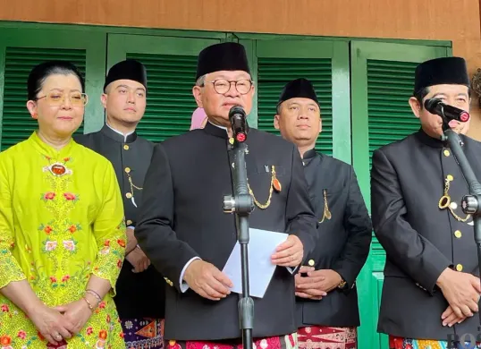 Gubernur Jakarta Pramono Anung di Lapangan Banteng, Jakarta Pusat, Sabtu, 11 April 2026. (Sumber: Poskota/M. Tegar Jihad)