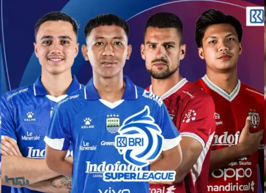 Link live streaming Persib Bandung vs Bali United di BRI Super League. (Sumber: vidio.com)
