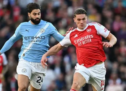 The Citizens menggila, Arsenal terancam kehilangan puncak klasemen. (Sumber: X/@ArsenalRadar)