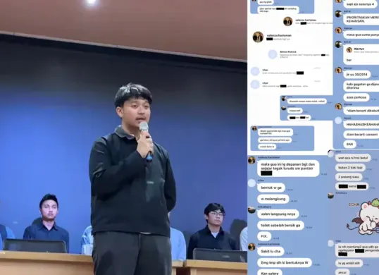 Sosok Munif Taufik menjadi salah satu yang ikut disorot dalam kasus dugaan pelecehan seksual secara verbal yang melibatkan mahasiswa Fakultas Hukum Universitas Indonesia (FH UI). (Sumber: X/@thxorns)