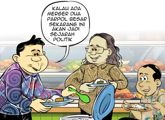 Ilustrasi Obrolan Warteg edisi Selasa, 14 April 2026. (Sumber: Poskota/Arif Setiadi)
