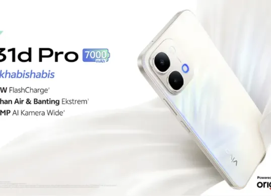 Vivo Y31d Pro meluncur di Indonesia dengan desain premium, layar 120Hz, Snapdragon 685, dan baterai jumbo 7000mAh. (Sumber: vivo.com)