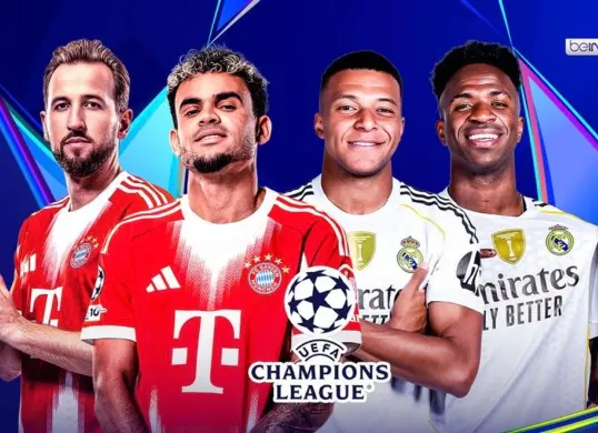 Live Streaming Bayern Munchen vs Real Madrid di leg 2 babak 8 besar Liga Champions 2025/2026. (Sumber: Vidio.com)