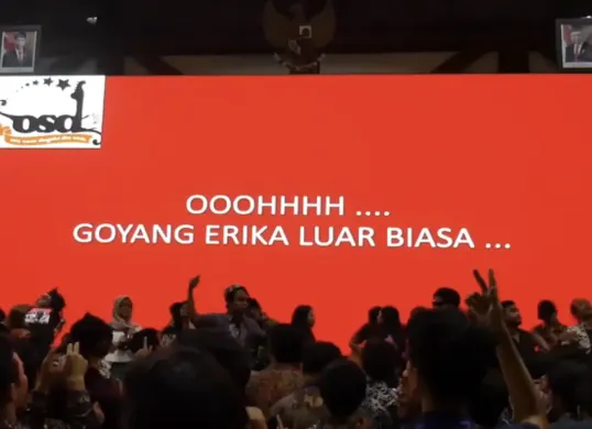 Lagu ‘Erika’ viral dan dianggap melecehkan perempuan. HMT ITB memberikan klarifikasi, meminta maaf, serta melakukan evaluasi untuk memastikan kegiatan sesuai norma. (Sumber: X/@iPoopBased)