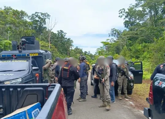 Kontak tembak kembali terjadi antara Satgas Operasi Damai Cartenz-2026 dan kelompok kriminal bersenjata (KKB) Kodap XVI Yahukimo di Kampung Samboga, Distrik Seredala, Kabupaten Yahukimo, Papua Pegunungan, Rabu, 15 April 2026. (Sumber: Mabes Polri)