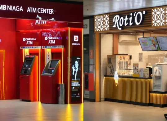 Potret pengelolaan ruang publik di area LRT Jabodebek yang difokuskan pada kegiatan komersial sebagai platform pendukung ekonomi perkotaan. (Sumber: Istimewa)