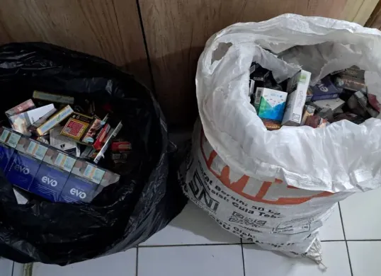 Barang bukti curian kawanan pencuri spesialis minimarket berhasil disita Polisi. (Sumber: Dok. Polsek Bojongsari)