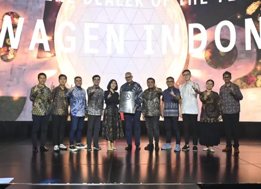 PT Daimler Commercial Vehicles Indonesia mengumumkan daftar pemenang ajang tahunan Mercedes-Benz Dealer of the Year 2025. (Sumber: DCVI)