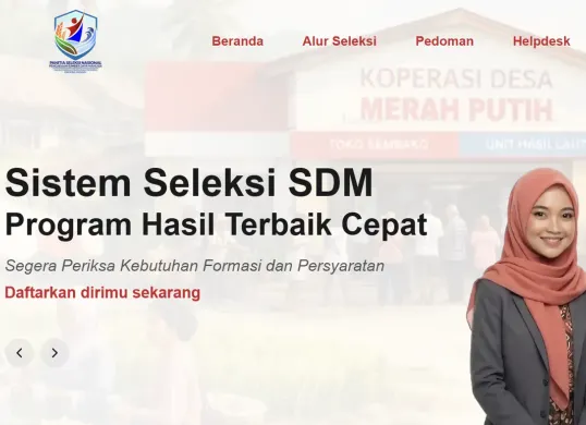 Proses pendaftaran Manajer Koperasi Desa Merah Putih 2026 dilakukan secara online melalui portal resmi Panselnas PHTC. (Sumber: phtc.panselnas.go.id)