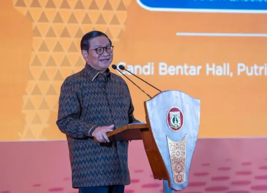 Gubernur Jakarta, Pramono Anung dalam acara BUMD Leaders Forum 26, pada Jumat, 17 April 2026. (Sumber: Dok. Bank Jakarta)