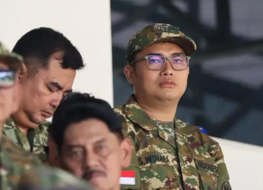 Ketua DPRD Kabupaten Bogor, Sastra Winara saat mengikuti retret legislatif daerah di Akademi Militer, Magelang. (Sumber: Setwan DRPD Kabupaten Bogor)