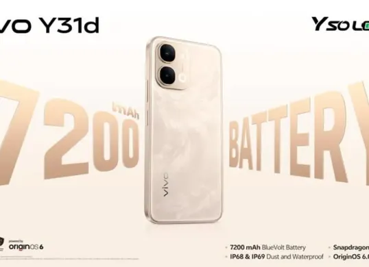 vivo Y31d Pro hadir dengan baterai 7000mAh dan desain Satin 3D yang menonjolkan kesan premium sekaligus tangguh untuk aktivitas harian. (Sumber: Pinterest)