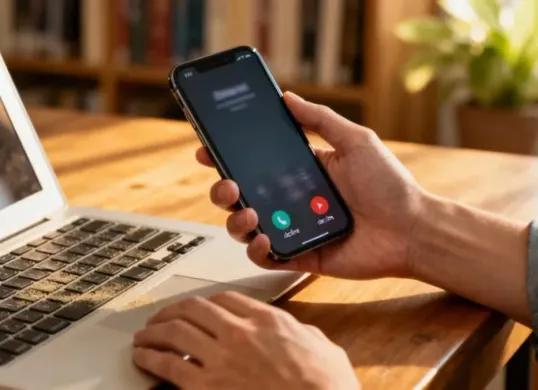 Ilustrasi panggilan tak dikenal di ponsel yang menjadi bagian dari modus penipuan silent call berbasis rekayasa sosial. (Sumber: Pinterest)