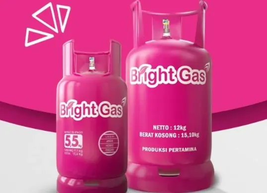 Pertamina Patra Niaga menaikkan harga LPG nonsubsidi mulai 18 April 2026. Cek rincian harga terbaru LPG 12 kg dan 5,5 kg di berbagai wilayah Indonesia. (Sumber: Instagram/@brightgas)