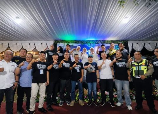 Ratusan bikers menghadiri Halal Bihalal FORBITAS di Tangerang Selatan. (Sumber: FORBITAS)