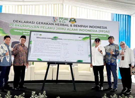 Kegiatan gerakan herbal dan rempah di Ajibarang, Banyumas, Sabtu, 18 April 2026 (Sumber: Istimewa)