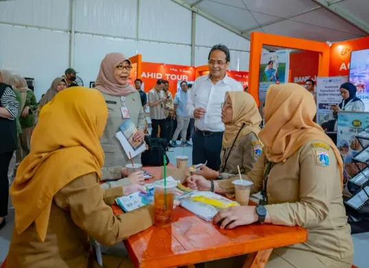 Gelaran Bank Jakarta XPORIA 2026 pada Selasa, 21 April 2026. Acara berlangsung meriah disambut antusiasme ASN hingga UMKM. (Sumber: Dok. Bank Jakarta)