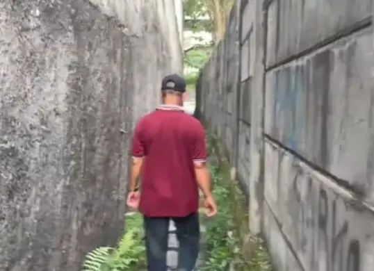 Lokasi dua anak dibawah umur diduga berbuat asusila di kawasan Rawa Buaya, Cengkareng, Jakarta Barat, Rabu, 22 April 2026. (Sumber: Istimewa)