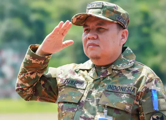 Ketua DPRD Kota Bogor, Dr. Adityawarman Adil saat mengikuti agenda Kursus Pemantapan Pimpinan Daerah yang diadakan Lemhanas RI pada Sabtu, 18 April 2026. (Sumber: Istimewa)