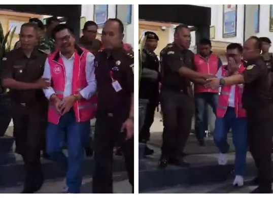 Kejaksaan Negeri Magetan telah menetapkan Ketua DPRD Magetan Suratno sebagai tersangka dalam kasus dugaan korupsi dana hibah pokok pikiran (pokir). (Sumber: X/@Jateng_Twit)