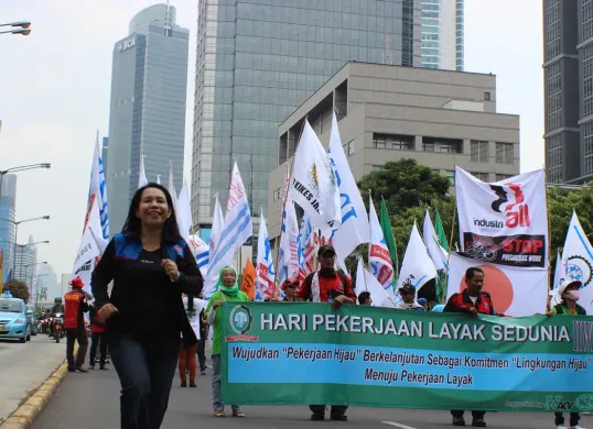 Ilustrasi serikat pekerja sebagai bentuk solidaritas dan upaya memperjuangkan hak bersama. (Sumber: Flickr)