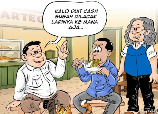 Ilustrasi Obrolan Warteg edisi Selasa, 28 April 2026. (Sumber: Poskota/Arif Setiadi)