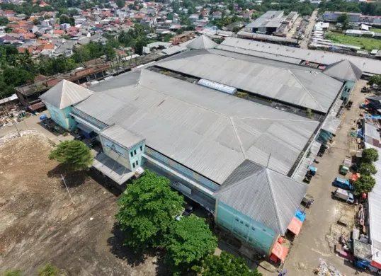 Ilustrasi Pasar Parung, yang bakal dilakukan penataan dan dibuatkan pasar ikan terbesar. (Sumber: Dok. Pemkab Bogor)