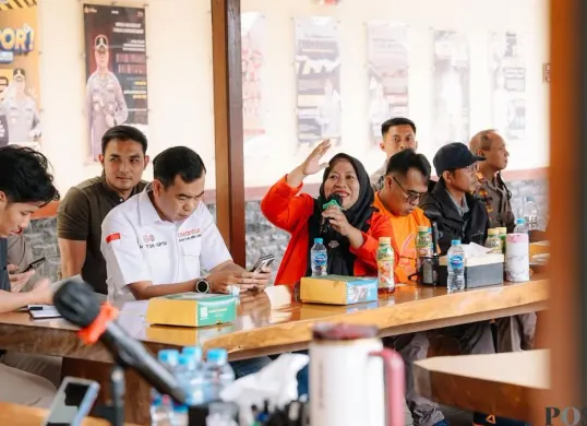 Polres Cimahi memperkuat koordinasi dengan serikat pekerja dan buruh di wilayah Cimahi dan Kabupaten Bandung Barat. (Sumber: Poskota/Gatot Poedji Utomo)