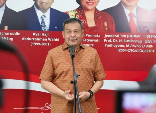 Kepala Pusat Penerangan Kementerian Dalam Negeri (Kemendagri) Benni Irwan saat memberikan keterangan pers di Jakarta. (Sumber: Dok. Kemendagri)