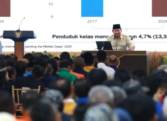 Presiden Prabowo Subianto mendukung Gubernur Jakarta, Pramono Anung walau berbeda partai. (Sumber: Instagram/@presidenrepublikindonesia)