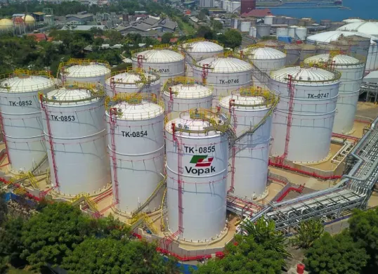 PT Vopak Terminal Merak di Cilegon, Banten. (Sumber: Dok.JGC Indonesia)