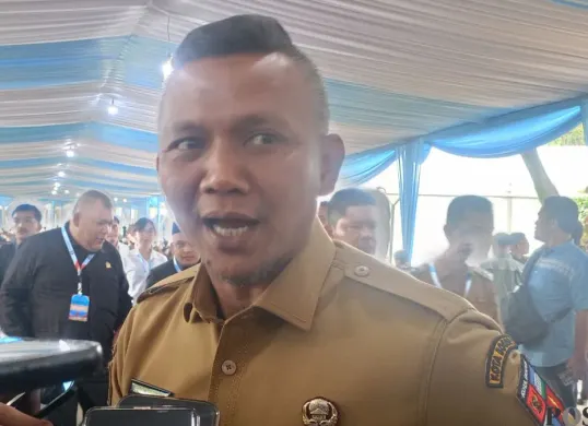 Wakil Wali Kota Bogor, Jenal Mutaqin saat Rakornas Pemerintah Pusat dan Daerah di Sentul, Kabupaten Bogor, Senin, 2 Februari 2026. (Sumber: Poskota/Giffar Rivana)