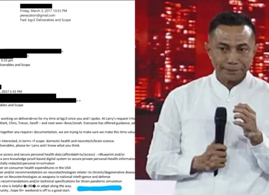 Dharma Pongrekun saat menghadiri debat Pilgub Jawa Barat 2024. Namanya kembali menjadi perbincangan setelah rilis dokumen Epstein Files. (Sumber: X/@sobatmiskintv)