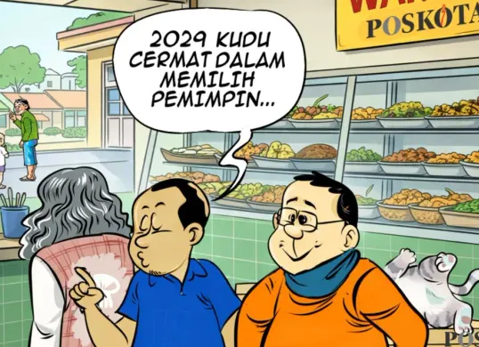 Obrolan warteg edisi hari ini, Jumat, 6 Februari 2026. (Sumber: Poskota/Arif Setiadi)