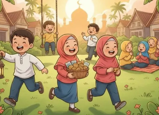 Ilustrasi. Prediksi libur awal Ramadhan 2026 bagi anak sekolah. (Sumber: Poskota/AI Generated)