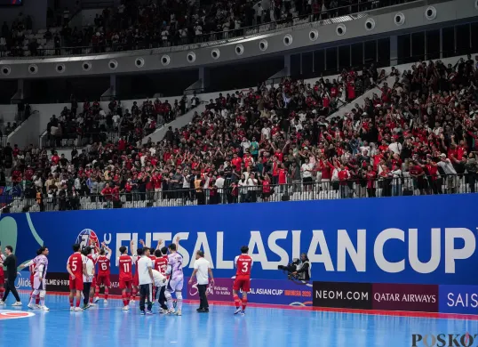 Siaran langsung Timnas Futsal Indonesia vs Iran di final AFC Futsal Asian Cup 2026. (Sumber: Poskota/Bilal Nugraha Ginanjar)